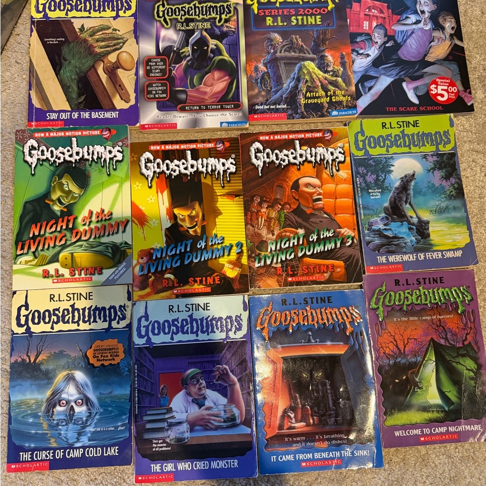 Goosebumps book bundle